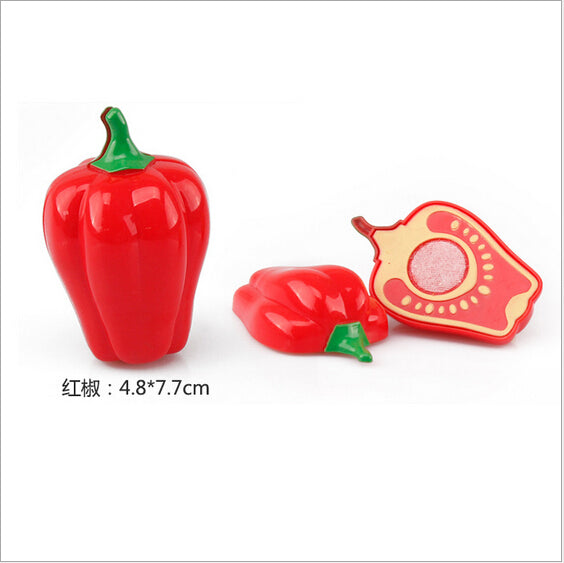 Plastic Kitchen Food Fruit Vegetable Cutting Kids Pretend Play Educational