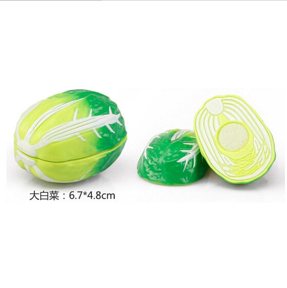Plastic Kitchen Food Fruit Vegetable Cutting Kids Pretend Play Educational