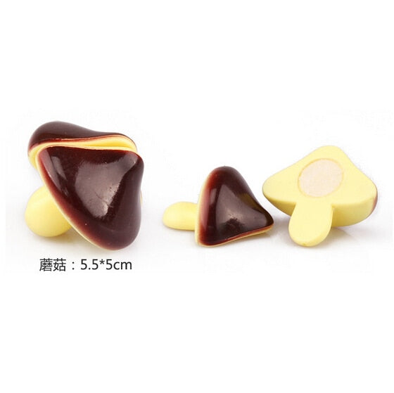 Plastic Kitchen Food Fruit Vegetable Cutting Kids Pretend Play Educational