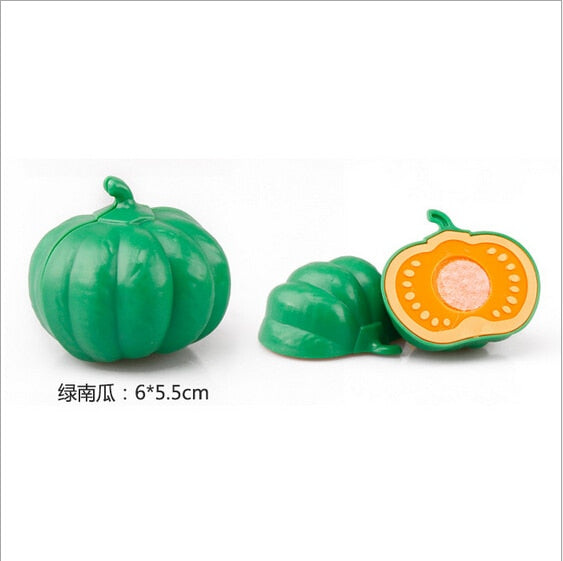 Plastic Kitchen Food Fruit Vegetable Cutting Kids Pretend Play Educational