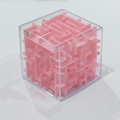UainCube 3D Cube Puzzle Maze Toy Hand Game Case Box Fun Brain Game Challenge
