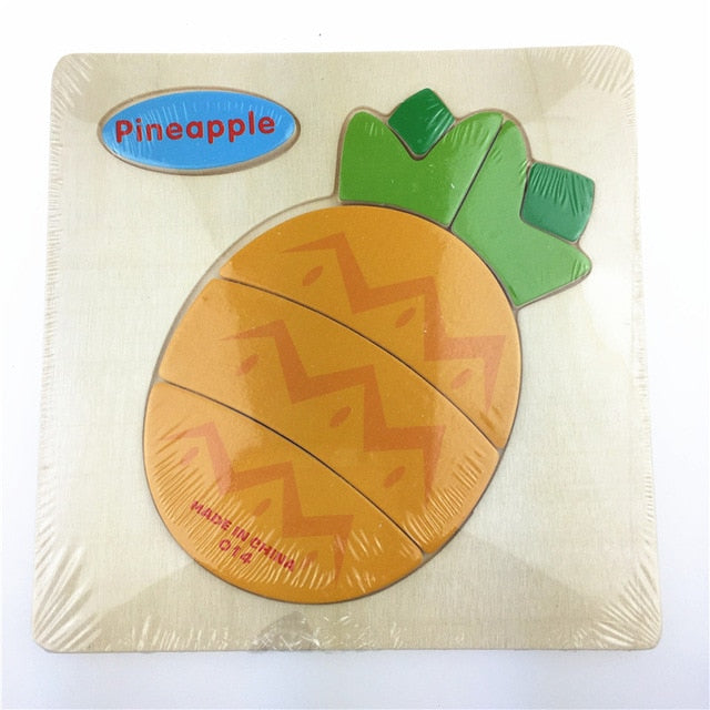 1pc Wooden 3D Puzzle Jigsaw Wooden Toys