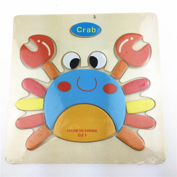 1pc Wooden 3D Puzzle Jigsaw Wooden Toys