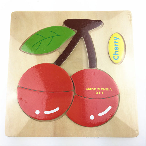 1pc Wooden 3D Puzzle Jigsaw Wooden Toys