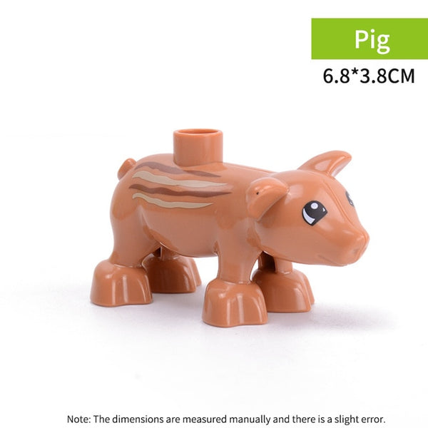 Animal Series Model Figures Big Building Blocks Animals Educational Toys