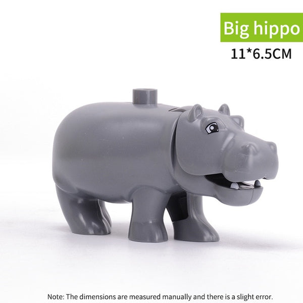 Animal Series Model Figures Big Building Blocks Animals Educational Toys