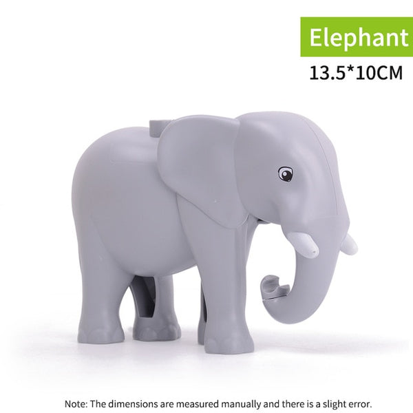 Animal Series Model Figures Big Building Blocks Animals Educational Toys