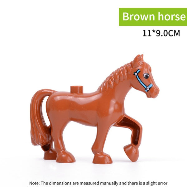 Animal Series Model Figures Big Building Blocks Animals Educational Toys