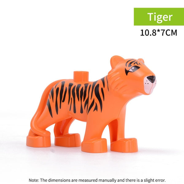 Animal Series Model Figures Big Building Blocks Animals Educational Toys
